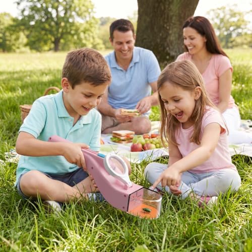 Baideluo Bug Catcher Kit for Kids 3-8 with Light & Magnifier (Pink) - Image 3
