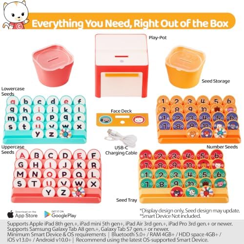 Interactive Learning Console (Ages 3-8) - THE SAFE BRIDGE BEFORE Unsupervised SMARTPHONES: Hands-On Math, Phonics & Spelling Games, Weekly Storytelling Animation Updates. - Image 2