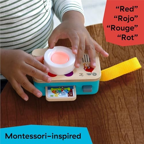 Baby Einstein + Hape Learning Lens Toy Camera for Pretend Play, Ages 6 Months and Up - Image 6