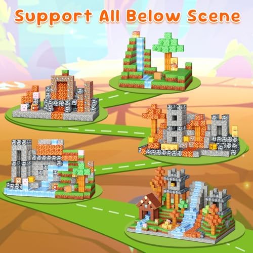 200PCS Magnetic Building Blocks, STEM Sensory Construction Set for Ages 3+ - Image 5