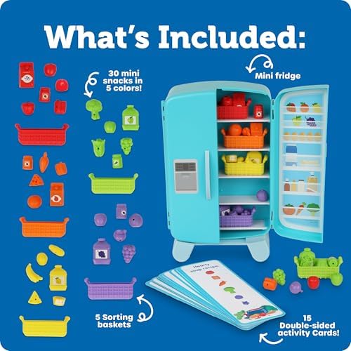Learning Resources Sorting Snacks Mini Fridge - Image 6