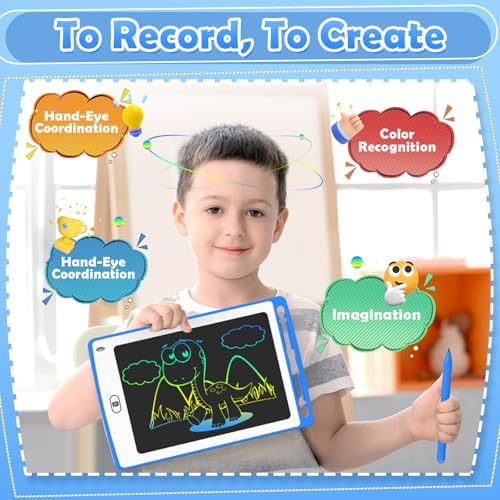 LCD Writing Tablet for Kids, 8.5 Inch Colorful Doodle Board Drawing Tablet, Educational Learning Toys Birthday Gifts for Boys Girls Age 3 4 5 6 7 8 (24 Pack) - Image 2