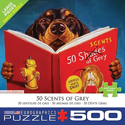 EuroGraphics 8500-5451 50 Scents of Grey by Lucia Heffernan 500 Piece Puzzle - Image 2
