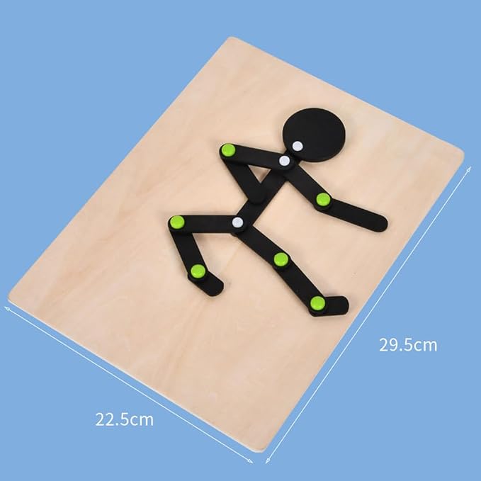 Wooden Stick Figure Pose, Dementia Activities for Seniors - Image 5