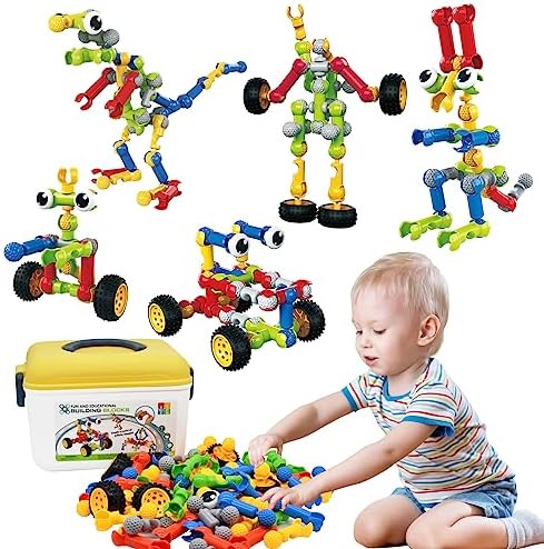 Huaker STEM Building Toys for 3 4 5 6 7 8 Year Old Boys Girls Birthday Gift by Huaker