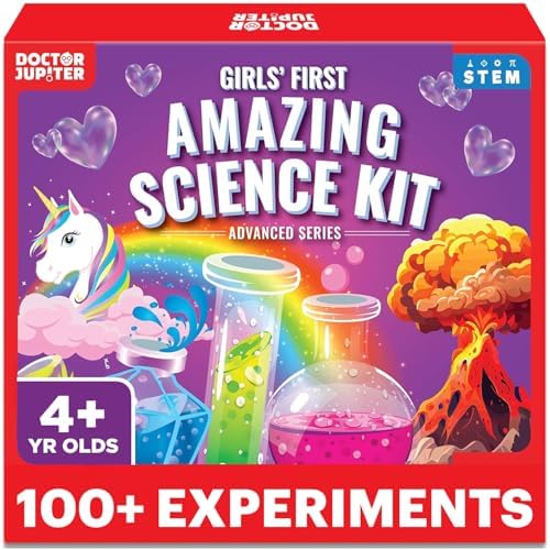 Doctor Jupiter Girls' First Amazing Science Experiments Kit for Ages 4+ by DoctorJupiter