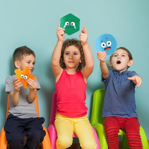 EYxsaxenk Bean Bags for Tossing Game Kids Outside Toss Game Nylon Bean Bag Toy Indoor Outdoor Toy for Toddler Holiday Family Party Throwing Game Supplies (Emotional 12Pcs) - Image 5