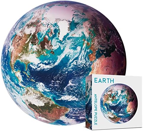 ANTELOPE 2 in 1 Puzzle Bundle, 1000 Piece Round Earth & Space Jigsaw, Ages 12 and Up - Image 3