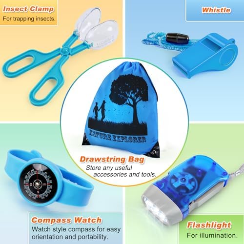 Bug Catcher Kit & Outdoor Explorer Kit for Kids, 10 Pcs Bug Catching Kit - Image 5