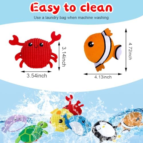 teytoy 10 Packs Sensory Bean Bags for Kids,Texture Sensory Beanbags,Sensory Toys for Autism Kids,Toddler Sensory Toys,Marine Animals Beanbags with Storage Bag,Fine Motor Toys for Preschoolers - Image 6