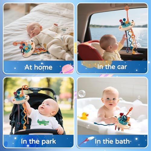 Sensory Toys for 1.5 Year Old, Montessori Toys Hanging in Stroller - Image 4