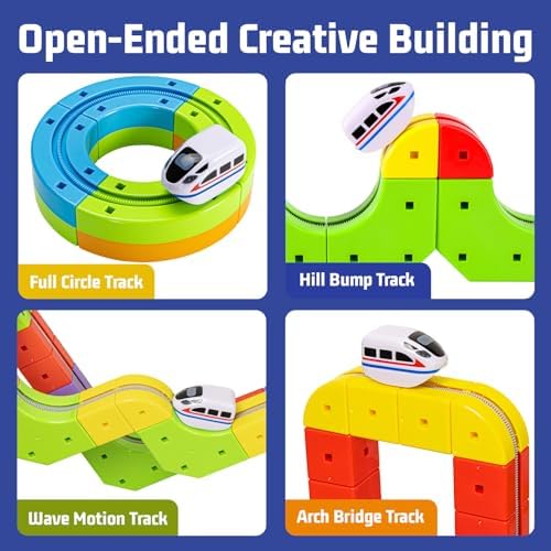 32 pcs KlickRail Electric Train Set Race Track for 3 4 5 6 7 8 Years Old - Image 4