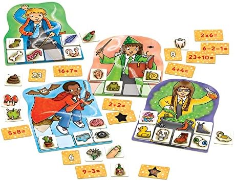 Orchard Toys Moose Games Magic Maths Game. an exciting and spellbinding Math Game. for Ages 5-7 and for 2-4 Players - Image 2