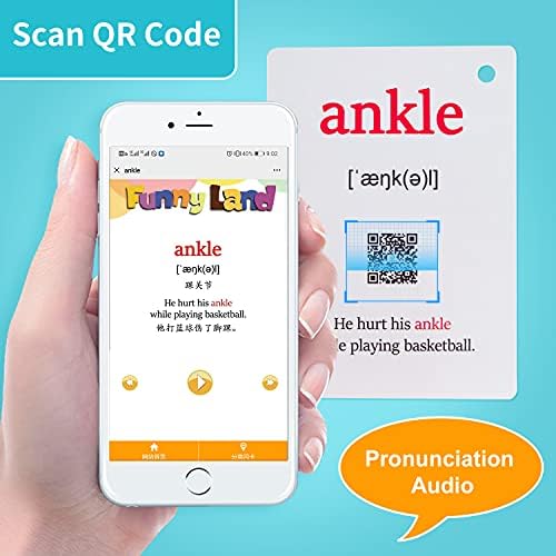 Lilias Body Parts Flash Cards, Toddler & Preschool Learning Toys, Kindergarten Learning Supplies, 4.3 x 3.14 Inch, 34 Cards - Image 3