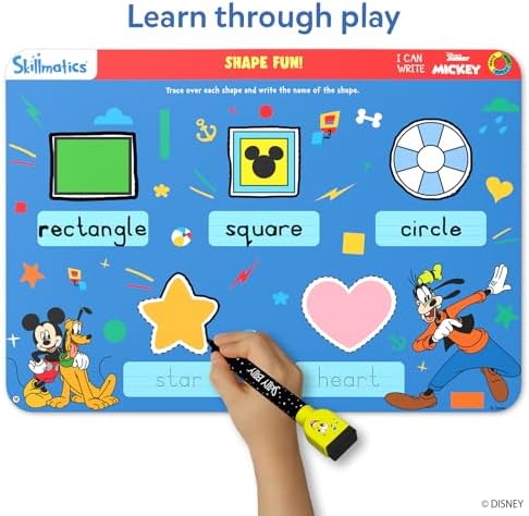 Skillmatics I Can Write – Mickey Mouse, Preschool Learning Activity Book - Image 4