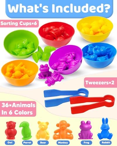 Counting Animals Montessori Toys for 3 4 5 Years Old, Learning Toys Gifts - Image 2