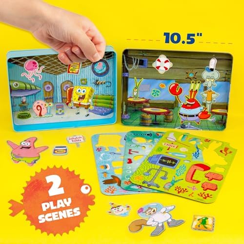 Horizon Group USA Magnetic Playset for Kids, Spongebob Squarepants - Image 4