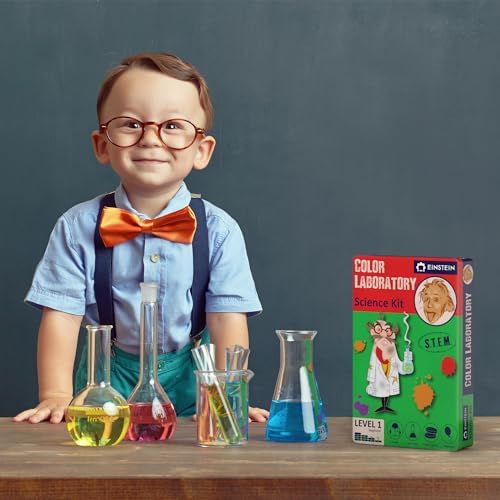 Einstein’s Color LAB Science Kit for Kids. STEM for Boys & Girls Aged 4 and Above. Detailed Picture Guide Included. - Image 4