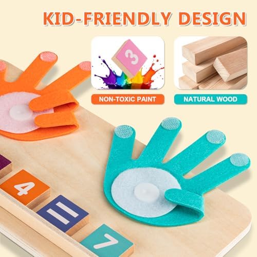 Preschool Math Manipulatives Learning Toys for Toddlers 2-4 - Image 5