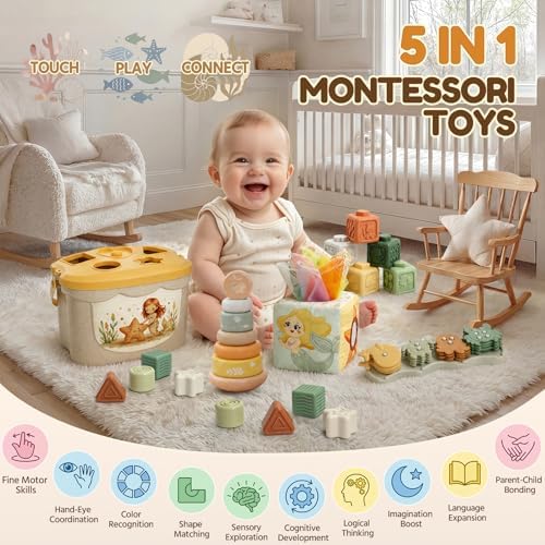 Baby Toys for 6-12 Months, Montessori Toys for 6 Month Old Gift Set - Image 3
