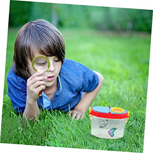 LIOOBO Insect Observation Box for Kids Portable Science Observation Box with Tweezer Outdoor Bug Collector for Nature Study Camping School Experiments 5.51 X 3.93 X 2.75 in - Image 7