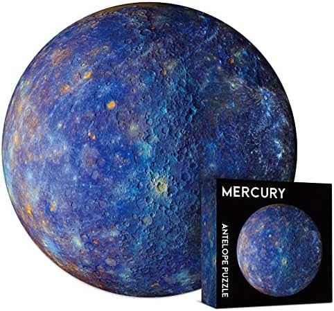 Antelope 3 in 1 Round Puzzle Bundle - Rainbow Moon, Space Jigsaw With Mercury and Jupiter - 1000 Piece Planet Puzzle - Image 2