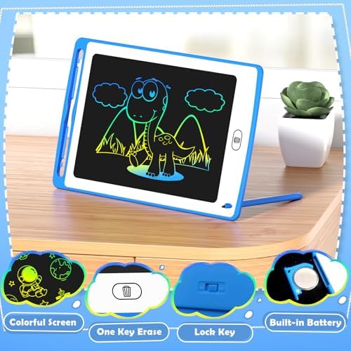 LCD Writing Tablet for Kids, 8.5 Inch Colorful Doodle Board Drawing Tablet, Educational Learning Toys Birthday Gifts for Boys Girls Age 3 4 5 6 7 8 (24 Pack) - Image 3