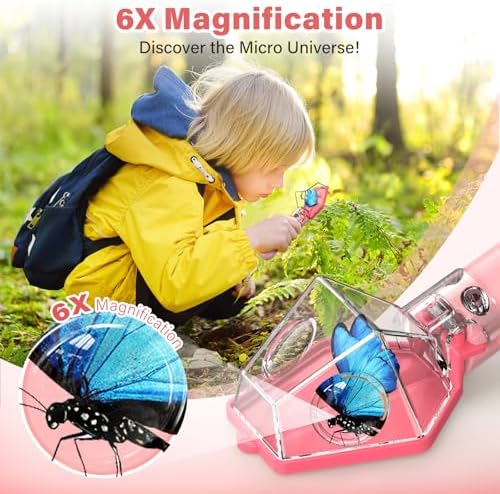 Bug Catcher for Kids with 6X Magnifier, STEM Educational Exploration Toys - Image 3