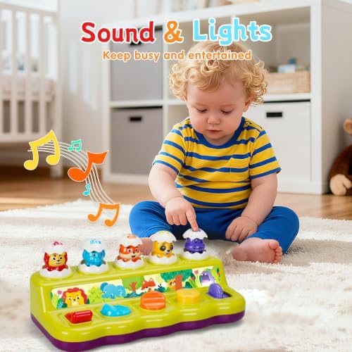 FS Interactive Pop Up Toy for 1 Year Old, Cause and Effect Toy - Image 3