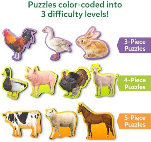 Skillmatics Step by Step Jigsaw Puzzles – Toddler Toys & Games, 40 Pieces - Image 3