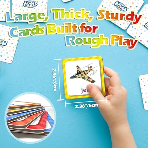 Aizweb Alphabet Match Game,Memory Game,52 Pcs ABC Learning Letter Flash Cards for Toddlers Ages 3 4 5,Educational Toys for Pre K Preschool Kindergarten Learning Activities Classroom Must Haves - Image 6