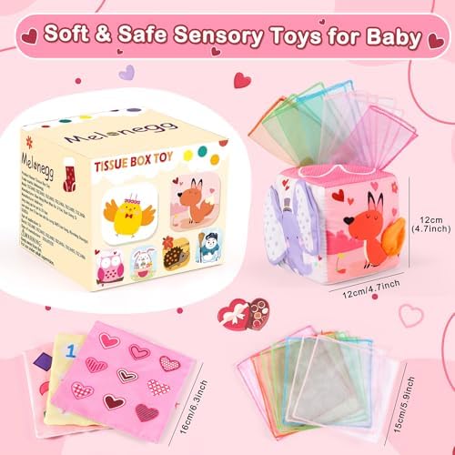Tissue Box Toy for Baby 0+ Months Montessori Toys Birthday Party Favor for Boys Girls for Toddlers - Image 5