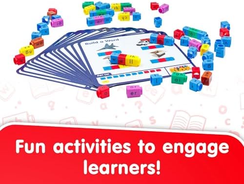 Junior Learning Rainbow Phonics Blox Decoding Phase 3-30 Activity Cards - Image 4