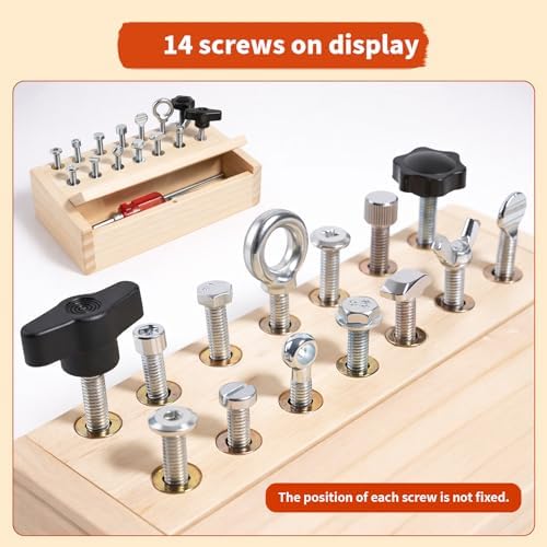 INIFEIDALA Kids Tool Set,Montessori Educational Toys for 3 4 5 Year Old - Image 4