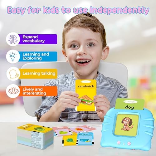 QuTZ Talking Flash Cards Toys with 224 Words for Kids 2-4 - Image 6