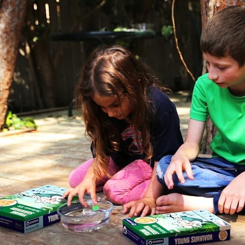 Einstein’s Young Survivor Science Kit for Kids. STEM for Boys & Girls Aged 8 and Above. Over a Dozen of Exciting Experiments Inside. Detailed Picture Guide Included. - Image 5