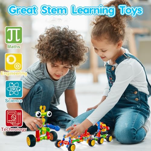 Qirptey Kids STEM Building Toys for 3 4 5 6 7 8+ Year Old Boy Birthday Gift - Image 3