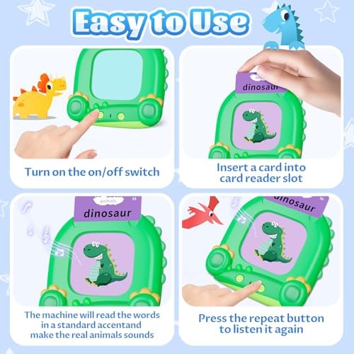 MindPal Talking Flash Cards for Toddler, Kids Learning Toys, Children's Sensory Education Speech Therapy Toys,Montessori Learning Educational Present for 3+ Year Old with 224 Sight Words - Image 5