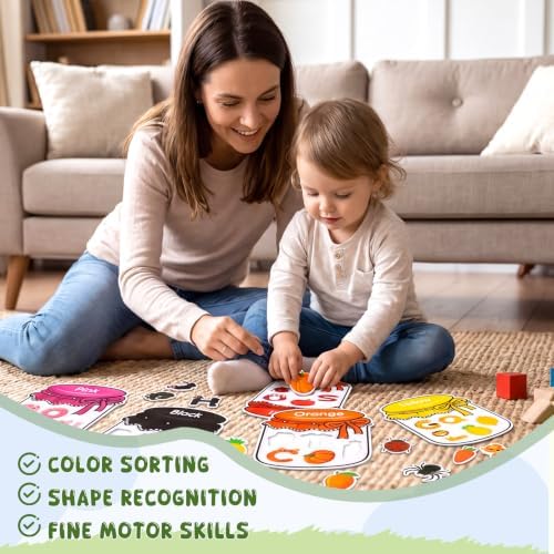 10Pcs Magnetic Color Sorting Cute Alphabet Animals Shape Matching for Kids - Image 7