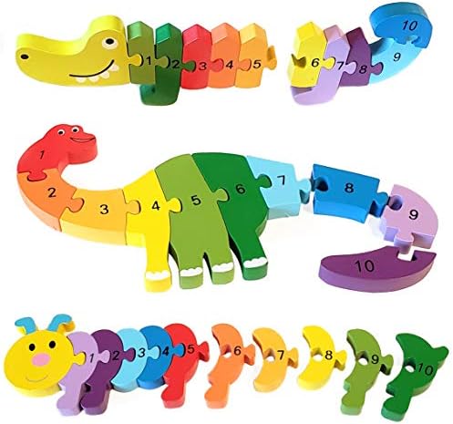 Land, Air & Sea Animal Puzzles - Build, Sort, Count & Play w 32pc + eBook by KIDSKORNERTOYS