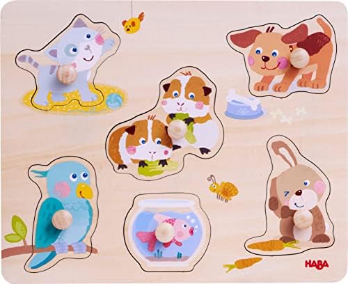 HABA 306541 Grasping Puzzle Pets, from 12 Months, Colourful by HABA