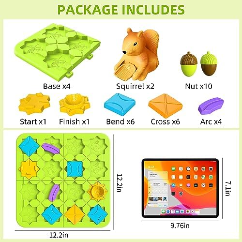 burgkidz Road Builder STEM Toys: 118 Challenges Board Games & Maze Puzzles - Image 5