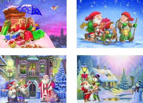 EuroGraphics The Christmas Collection Puzzles (4-Pack/500-Piece) - Image 2