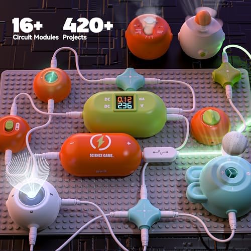 SMILESSKIDDO Science Kits Electronics STEM Kit 420+ Projects 35 Parts - Image 2