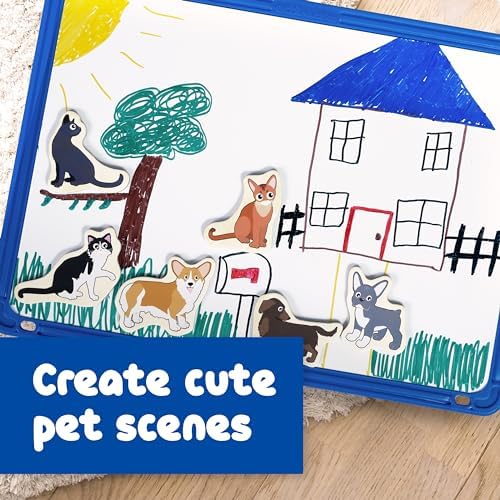 Spark & Wow Wooden Magnets, Cats & Dogs, Set of 20 - Image 4
