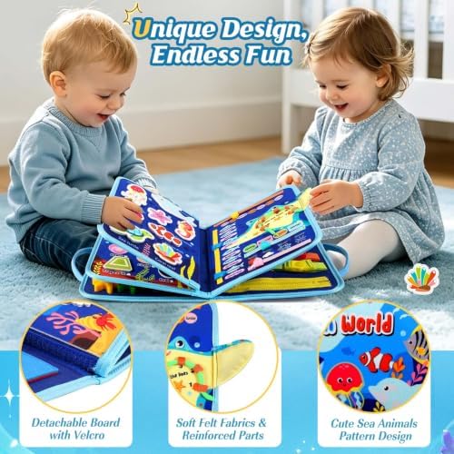 Busy Board Montessori Toys for 2 Year Old Boy Birthday Gift Busy Book - Image 3