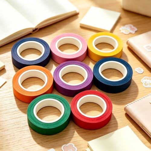 Kyerivs Colored Masking Tape, 8PC Activity Book Tape for Kids - Image 4