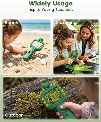 Outdoor Portable Kids Microscope: Handheld Microscope Auto Focus - Image 7