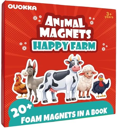 Magnetic Puzzles for Toddlers 3-5 - Kids Travel Toys for Boys and Girls by QUOKKA