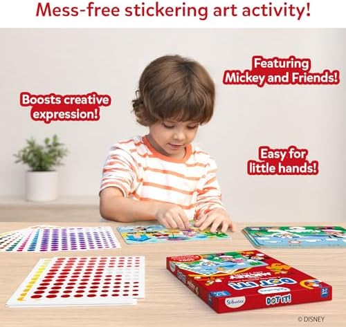 Skillmatics Dot It Sticker Art – Disney Mickey & Friends, Mess-Free Fun - Image 3